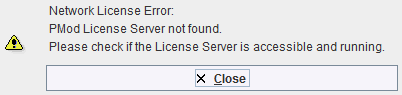 License Server not Found