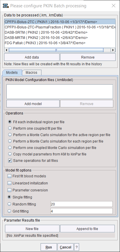 Batch Mode Config